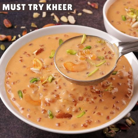 Sabudana Kheer, Navratri Recipes, Kheer Recipe, Indian Dessert Recipes, Indian Desserts, Clarified Butter, Sweets Recipes, Have You Tried, Ghee