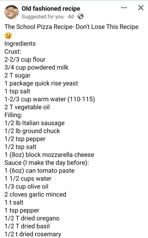 Vintage Recipes 1700s-1990s | I know that I have seen requests for the school cafeteria pizza recipe | Facebook The School Pizza Recipe, Lunchroom Lady Recipes, School Lunchroom Recipes, Lunch Lady Pizza Recipe, School Lunch Copycat Recipes, Cafeteria Pizza Recipe School Lunch, School Recipes Cafeteria, School Cafeteria Pizza, Lunch Lady Recipes