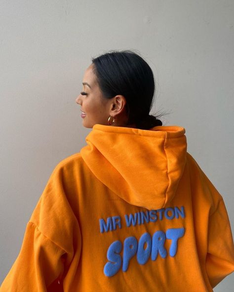 Mr Winston Hoodie, Mr Winston, Basic Aussie, Hoodie Design Ideas, Aussie Girl, Room Wear, Hoodies Aesthetic, Orange Hoodie, Hoodie Aesthetic