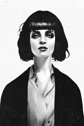 Uma | Ruben Ireland, Pulp Fiction, Graphic Artist, Giclee Art, Giclee Art Print, Illustration Design, Cool Art, Art Photography, Art Mural