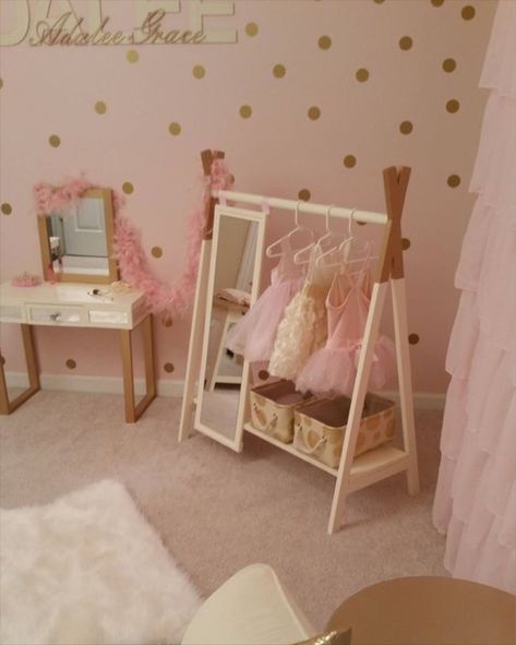 Dress Rack/mini Clothing Rack … curated on LTK Toddler Dress Up Station Ikea, Princess Dress Display, Diy Princess Dress Up Station, Kids Dress Up Rack, Dress Up Rack Diy, Dress Up Rack For Kids, Girls Dress Up Storage, Dress Up Area Girls Room, Dress Up Playroom