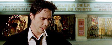 Keanu ❥ Reeves - Constantine John Constantine Gif, Constantine Film, Constantine Movie, Keanu Reeves Constantine, Hellblazer Comic, John Constantine, Keanu Charles Reeves, Banner Gif, Identical Twins