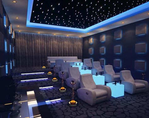 Luxury Home Theatre Interior Design, Home Theater Design Luxury, Theater Room Ideas, Cinema Room Design, Home Theatre Design, House Cinema, Home Theater Ideas, Sala Cinema, Home Theater Room Design