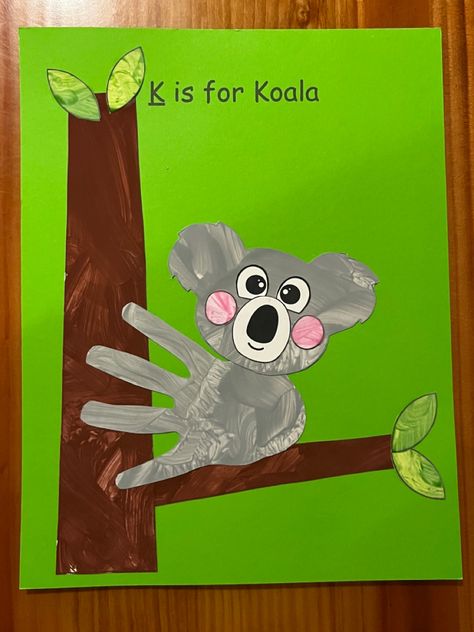 Koala Crafts For Preschoolers, Letter K Crafts, Koala Craft, Jungle Crafts, K Crafts, Jelly Wallpaper, Art 2024, Animal Activities, Plan Ideas