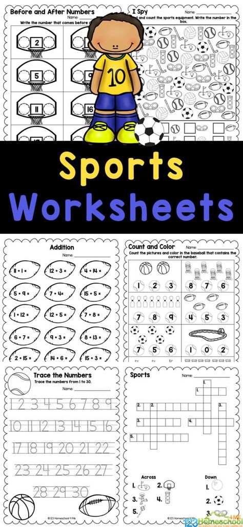 Sports Worksheets For Kids, Sports Crossword, History Lessons For Kids, Free Alphabet Printables, Beginning Letter Sounds, Cycle For Kids, Free Printable Alphabet Worksheets, Color Worksheets For Preschool, 6th Grade Worksheets