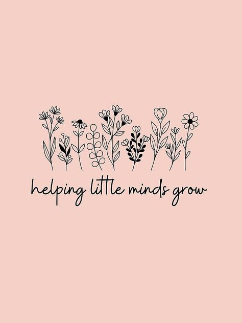 "Helping Little minds grow" Sleeveless Top for Sale by Sterling-s | Redbubble Sleeveless Top, Typography, Mindfulness, Quotes, For Sale