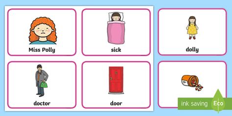 Miss Polly Had a Dolly Primary Resources, nursery rhyme, story Preschool Family Theme, Miss Polly Had A Dolly, Preschool Family, Nursery Rhymes Activities, People Who Help Us, Sequencing Cards, Primary Resources, Family Theme, English Classroom