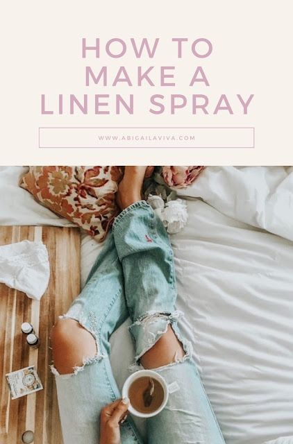 How to make a linen spray with essential oils Diy Linen Spray Essential Oils, How To Make Linen Spray With Essential Oils, Diy Essential Oil Linen Spray, Linen Spray Recipe, Linen And Room Spray, Diy Linen Spray, Fresh Linen Room Spray, Diy Sprays, Linen Spray