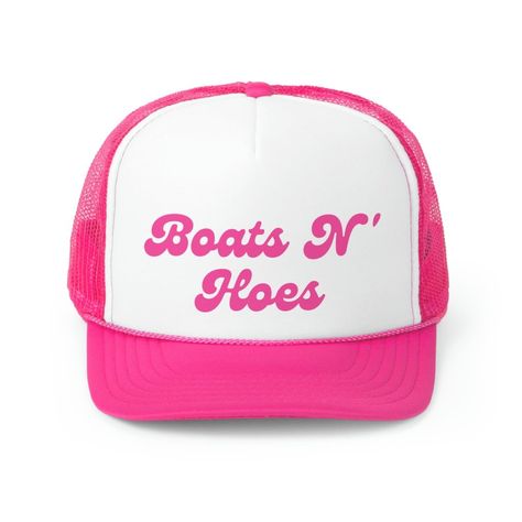 Introducing Our Versatile And Stylish Hat, Perfect For Any Occasion. Crafted From High-Quality Materials, This Hat Is Designed To Be Durable And Long-Lasting. Funny Trucker Hat, Pink Trucker Hat, River Rat, Summer Hats Beach, Hats Summer, Vintage Snapback, Custom Trucker Hats, Lake Havasu, Funny Hats