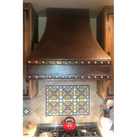 Hammered Copper Range Hood, Bohemian Style Kitchen, Classic Kitchen Cabinets, Copper Range, Hood Ideas, Kitchen Cabinet Trends, Copper Range Hood, Cabinet Designs, Steel Frame Construction