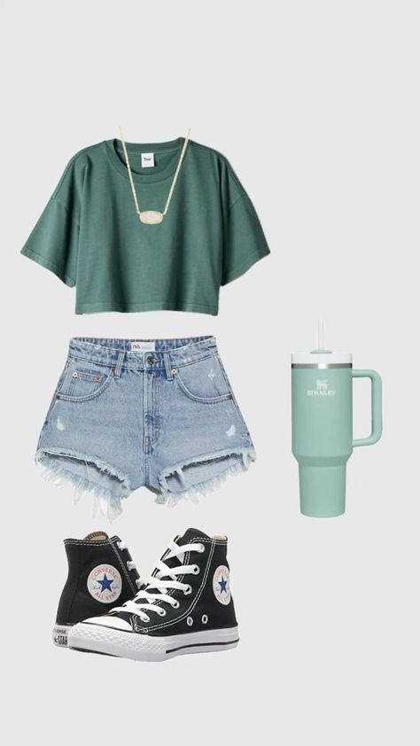 Cute Middle School Outfits Summer, Casual School Outfits Summer Shorts, Middle School Outfit Ideas 6th Grade, Popular Girl Outfits Middle School, 4th Grade Outfits, Outfit Ideas Layout Summer, Cute Outfits For School 5th Grade, Cute Outfits For School Middle 6th Grade, Cute Outfits For School Summer