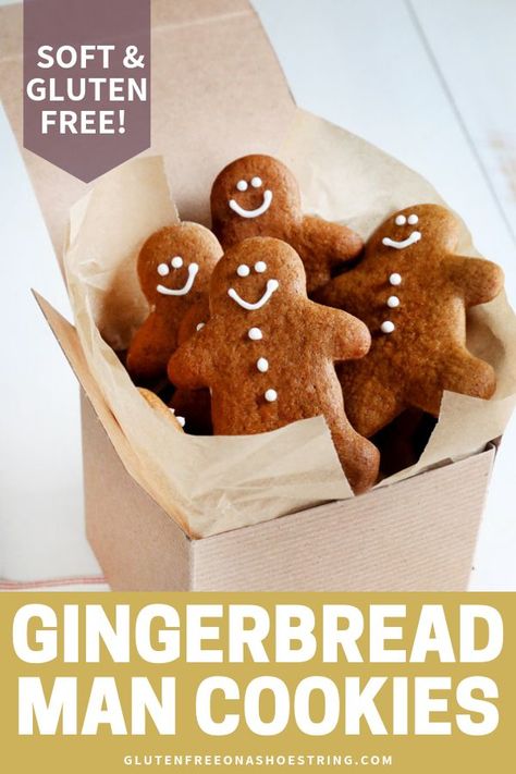 Gluten Free Gingerbread Men Cookies, Gluten Free Ginger Bread Men, Gluten Free Chewy Gingerbread Cookies, Gf Gingerbread Cookies, Gingerbread Cookies Gluten Free, Gluten Free Gingerbread Men, Gluten Free Gingerbread Cookies, Gluten Free Christmas Recipes, Cookies Sans Gluten