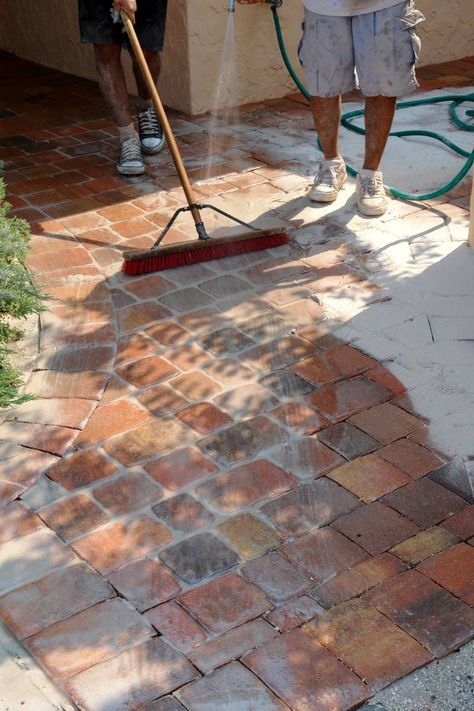 10+ affordable DIY patio paver ideas for outdoor spaces of any size. Includes budget backyard ideas for renters and homeowners. Cheap Diy Patio, Backyard Ideas For Renters, Budget Backyard Ideas, Patio Paver Ideas, Patio Extension Ideas, Paver Sidewalk, Travertine Patio, Paver Ideas, Pavers Diy