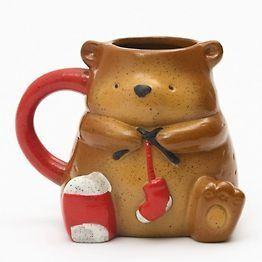 Holiday Themed & Christmas Gifts | Paper Source Christmas Ceramics, Bear Mug, Paper Source, Stoneware Mugs, Funny Coffee Mugs, Christmas Joy, Christmas Mugs, Holiday Collection, Favorite Things Gift