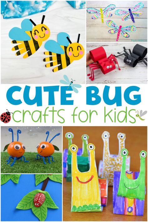 Kids love all things bug! If you are looking for a neat craft idea for kids for this summer. These bug crafts will for sure catch their attention. Enjoy these 21 summer crafts for kids bug addition! Bugs Preschool Art, Insect Handprint Craft, Easy Insect Craft, Bug Crafts Preschool Insects, Bug Art Projects For Kids, Bug Crafts For Preschoolers, Diy Bugs Craft, Paper Bugs Crafts, Diy Insects Craft