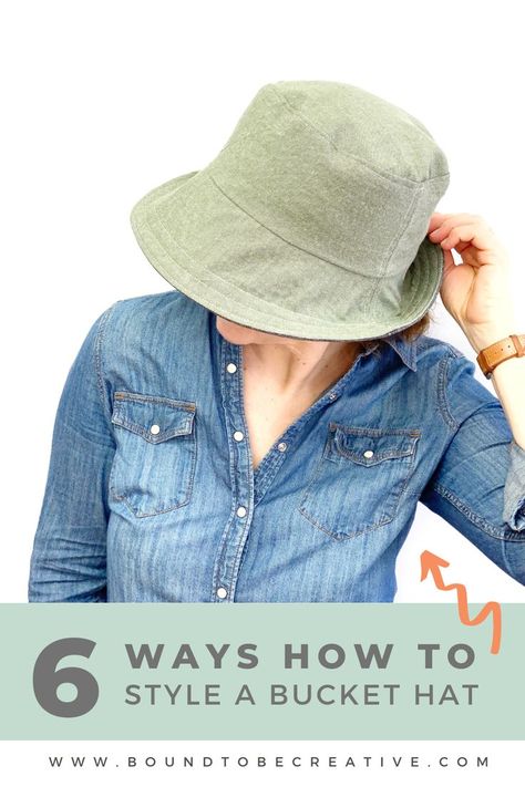 bucket hat for women, reversible, washable How To Style Bucket Hats, Bucket Hats Women Outfit, Style A Bucket Hat, How To Style A Bucket Hat, Bucket Hats For Women, Garden Hat, Bucket Hat Outfit, Hat For Summer, Summer Beanie