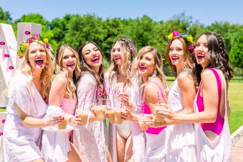 Bachelorette Photoshoot, Brunch Board, Bachelorette Party Photo, Bachelorette Inspo, Vegas Pools, National Girlfriend Day, Girls Just Wanna Have Sun, Bachelorette Planning, Girlfriends Day