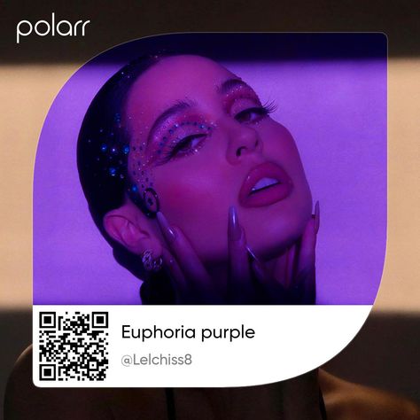 Purple Filter Instagram, Euphoria Filter, Polar Presets, Euphoria Purple, Qr Code Polarr, Best Vsco Filters, Filters App, Filters For Pictures, Photo Editing Vsco