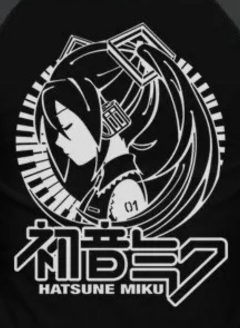 Black And White Vocaloid, Miku Black And White, Roblox Template Shirt, Roblox Shorts, Roblox T Shirt, Patch Ideas, Cnc Ideas, Roblox T-shirt, Vinyl Cut