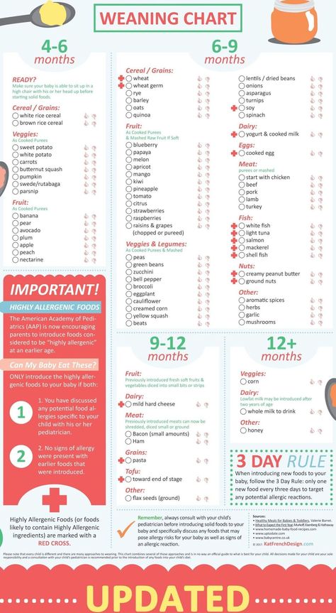 Weaning Chart, Baby Food Timeline, Foods To Avoid While Breastfeeding, Baby Weaning Foods, Baby Food Guide, Introducing Solid, Baby Led Weaning First Foods, Baby Solid Food, Baby Led Feeding