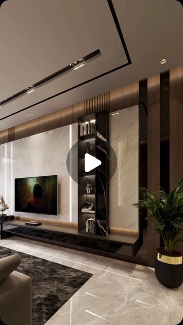 3d Tv, Living Room Goals, Tv Wall Unit, Elegant Interiors, Good Design, Wall Unit, Tv Wall, Art Of Living, Luxury Living