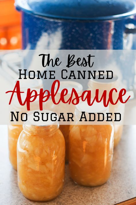 Desserts With Applesauce, Chunky Applesauce Recipe, Applesauce Recipes Canning, Applesauce Recipes, Canning Applesauce, Canned Applesauce, Canning Apples, Crockpot Applesauce, How To Make Applesauce