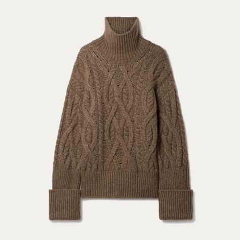 Zola Aran Cable Knit Sweater Chunky Oversized Sweater, Knitwear Inspiration, Winter Knitwear, Aran Sweater, Oversized Sweaters, Jenni Kayne, Cable Ties, Winter Layering, Knit Turtleneck Sweater