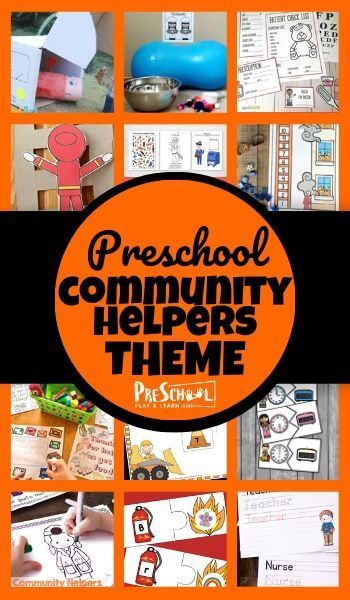 Learn all about nurses, firefighters, and construction workers with your preschooler using this Community Helpers Preschool Theme! Your kids will love these engaging activities, printables, and crafts. Community Helpers Literacy Activities, Community Helpers Math Activities, Community Helpers Nurse, Community Helpers Sensory, Community Helpers Literacy, Preschool Community Helpers, Community Helpers Printables, Community Helpers Writing, Community Helpers Lesson Plan