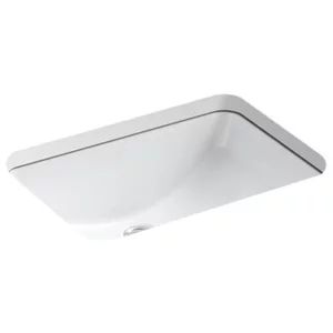 Kohler Ladena 23-1/4"x16-1/4"x8-1/8" Under-Mount Bathroom Sink - Contemporary - Bathroom Sinks - by The Stock Market | Houzz Bathroom Measurements, Countertop Covers, Kohler Bathroom Sink, Kohler Bathroom, Bath Makeover, Lavatory Sink, Undermount Bathroom Sink, Undermount Sink, Bath Remodel