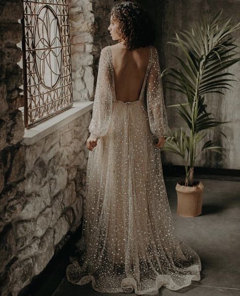 Wedding Dresses Loose, Sequin Wedding Dresses, Long Sleeve Prom Dresses, Boho Wedding Dress With Sleeves, Sleeve Prom Dresses, Convertible Wedding Dresses, Gold Wedding Gowns, Buy Wedding Dress Online, Gold Wedding Dress