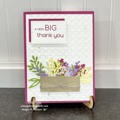 Su Timeless Arrangements, Stampin Up Timeless Arrangements Cards, Thank You Cards Stampin Up Ideas, Timeless Arrangements Su Cards, Timeless Arrangements Stampin Up Cards, Stampin Up Timeless Arrangements, Timeless Arrangements, Cardmaking Tutorials, 3d Paper Flowers