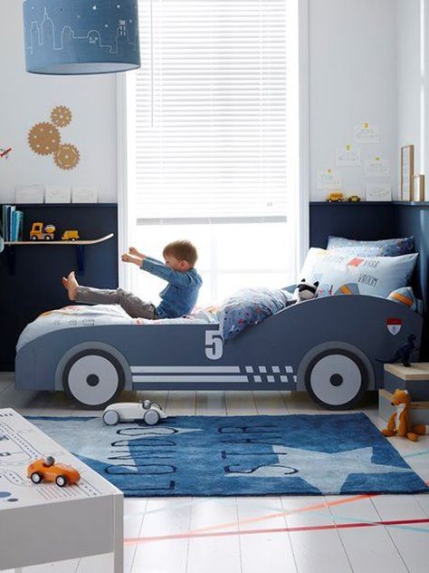 Car Toddler Room, Kids Car Bed, Car Themed Bedrooms, Camera Car, Cars Room, Boy Bedroom Design, Toddler Boys Room, Kids Bedroom Designs, Car Bed