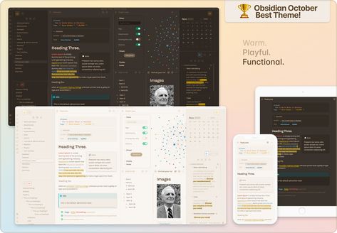 Obsidian App Aesthetic, Obsidian Organization, Obsidian Layout, Obsidian Notes Template, Obsidian App Ideas, Obsidian Notes Aesthetic, Obsidian Note Taking, Note Taking Template Aesthetic, Notion Note Taking