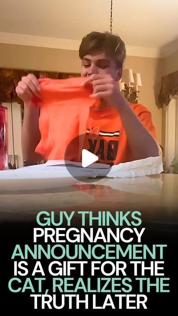 @investorhealth on Instagram: "A guy excitedly opens what he thinks is a gift for his cat, only to realize moments later that it’s actually a pregnancy announcement! His initial confusion quickly turns into a heartwarming moment as the reality sinks in, making for a funny and unforgettable reveal.

This hilarious misunderstanding highlights how life-changing news can sometimes catch us off guard in the most unexpected ways. The mix-up brings humor and joy to a moment that will be remembered forever, reminding us to embrace the surprises that come our way.

Credit @zackary.daiquiri" Unexpected Pregnancy Announcement, Unexpected Pregnancy, Daiquiri, Sink In, Life Changing, Pregnancy Announcement, Korean Drama, Life Changes, Instagram A