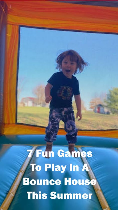 Bouncy House Games, Bounce House Party Ideas, Bounce House Birthday Party Ideas, Small Bounce House, Games To Play Inside, Obstacle Course Games, Bounce Game, Water Bounce House, Bounce House Birthday Party