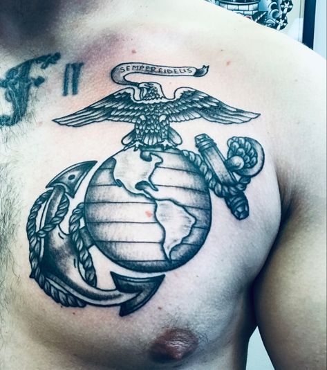 Eagle Globe And Anchor Tattoo Marines, Ega Tattoo Marines, Marine Tattoo For Men, Eagle Globe And Anchor Tattoo, Usmc Tattoo Sleeve, Marine Corps Tattoo, Usmc Tattoos, Marine Corps Tattoos, Usmc Tattoo