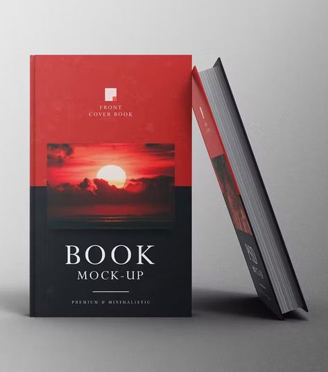 Book Mockup Photoshop Book, Book Cover Mockup, Book Mockup, Cover Book, Mockup Psd, Light Effect, Social Media Design, Mockup Design, Mock Up