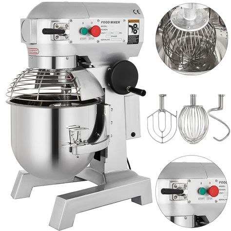 Three Speed 15Qt Commercial Dough Food Mixer Gear Driven Pizza Bakery 600W NEW · $599.98 Pizza Dough Mixer, Making Pizza Dough, Dough Mixer, Food Mixer, Cooking Restaurant, Food Stand, Electric Foods, Bread Mix, Food Stands