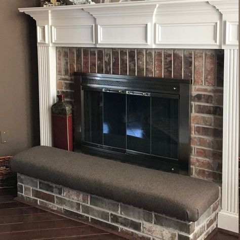 Change Order For Michael Messina Hearth Seating, Hearth Cushion, Fireplace Cushion, Baby Proof Fireplace, Fireplace Bench, Hearth Pad, Shots Snap, Fireplace Safety, Fireplace Seating