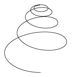 How to draw a stretched/pulled/conical spiral Spiral Line Art, How To Draw A Spiral, Spiral Illustration, Spiral Drawing, Spiral Tattoos, Inca Tattoo, Spiral Line, Spiral Tree, 3d Sketch