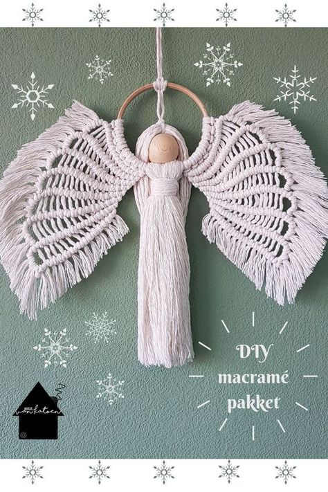 Garen: Barbante XL Wicca Crafts, Holiday Party Foods, Diy Crafts For Adults, Winter Inspired, Christmas Charms, Christmas Party Decorations, Macrame Diy, Beautiful Christmas, Sewing Tutorials