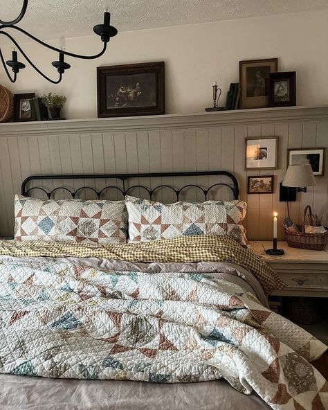 To Do Wallpaper, Do Wallpaper, Trim And Doors, Cottagecore Bedroom Ideas, Cottage Core Bedroom, Wallpaper And Paint, Country Cottage Bedroom, Cottagecore Bedroom, One More Sleep