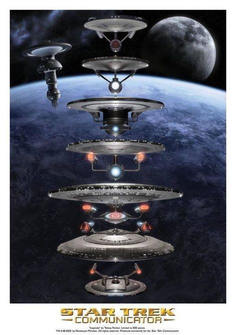 Star Trek Enterprise Evolution: USS Enterprise-1701 / USS Enterprise-1701-A / USS Enterprise-1701-B / USS Enterprise-1701-C / USS Enterprise-1701-D / USS Enterprise-1701-E and USS Enterprise NX-01... Star Trek: Enterprise, Star Trek Tv Series, Star Trek Wallpaper, Star Fleet, Deep Space Nine, Uss Enterprise Star Trek, Star Trek Tv, Star Trek Images, Star Trek Characters