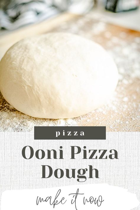 This pizza dough is perfect for outdoor pizza ovens, like the Ooni.  A tried-and-true recipe for crispy, chewy, and pillowy crust perfect for Neapolitan-style pizza. #pizza #Ooni #woodfiredpizza Wood Fired Pizza Crust Recipe, Wood Fired Pizza Dough Recipe, Ooni Pizza Dough, Outdoor Pizza Oven Recipes, Pizza Oven Recipes Wood Fired, Pizza Ooni, Neapolitan Pizza Dough Recipe, Wood Oven Pizza, Quick Pizza Dough