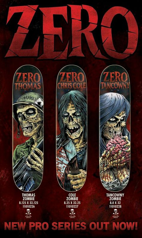 Zero Skateboards, Black Skulls Wallpaper, Skate Street, Skateboard Deck Art, Skateboard Art Design, Toy Packaging, Skate Art, Skate Decks, Skateboard Design