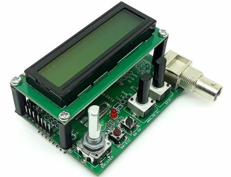 Function Generator Using AD9833 DDS – Arduino Compatible Circuits Science, Arduino Display, Function Generator, Arduino Programming, Analog Devices, Bnc Connector, Dc Dc Converter, Pcb Design, The Project