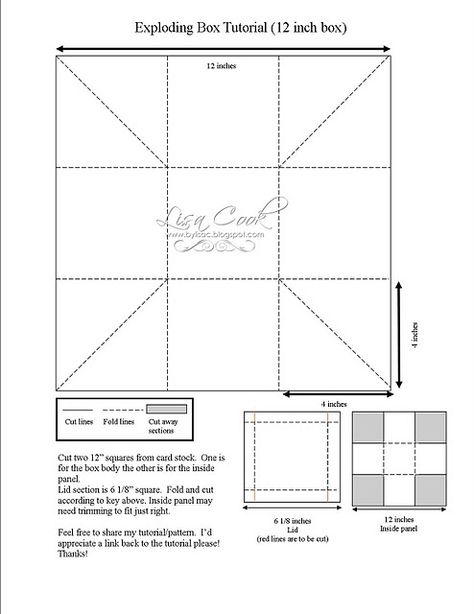 Exploding box Explosion Box Anleitung, Exploding Box Tutorial, Exploding Box Template, Explosion Cards, Explosion Box Tutorial, Diy Exploding Box, Box Cards Tutorial, Exploding Box Card, Box Invitations