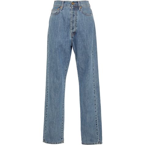 Emilia Wickstead No.Twenty Eight Jeans ($470) ❤ liked on Polyvore featuring jeans, pants, emilia wickstead, blue, zipper jeans, high waisted jeans, zip fly jeans, patch pocket jeans and tapered leg jeans Runners Outfit, Png Outfits, Kpop Dress, Jeans Patch, Jeans Highwaist, Blue High Waisted Jeans, Highwaist Jeans, Emilia Wickstead, Zipper Jeans