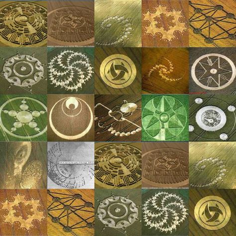 CROP CIRCLES alien or man made History Chanel, Crop Circles Sacred Geometry, Ufo Tattoo, Crop Circle, Ancient Technology, Crop Circles, Postcard Template, Dream Tattoos, Ancient Aliens