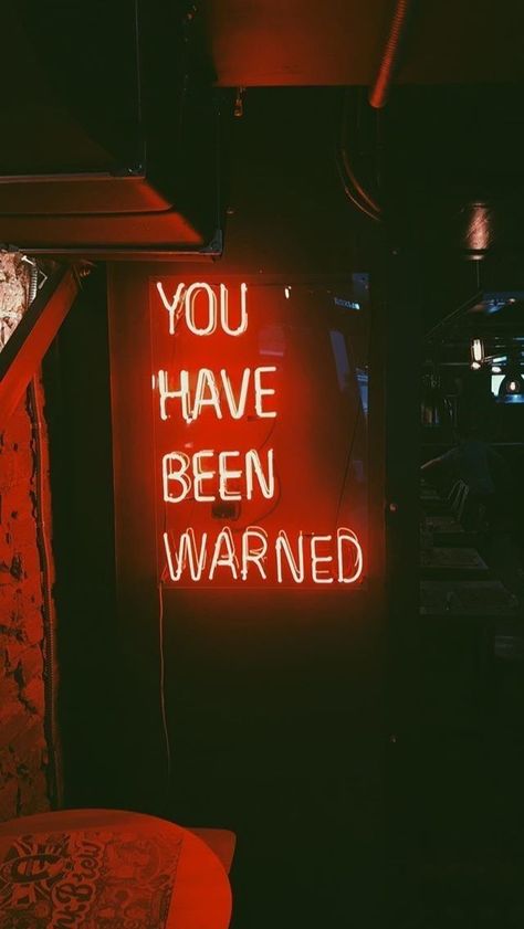 Red Aesthetic Grunge, Neon Quotes, Neon Words, You Have Been Warned, Motiverende Quotes, Neon Aesthetic, Aesthetic Quotes, Aesthetic Colors, Aesthetic Grunge